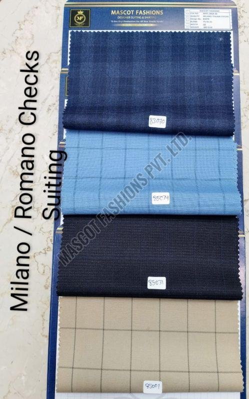 Checks Suiting Fabric