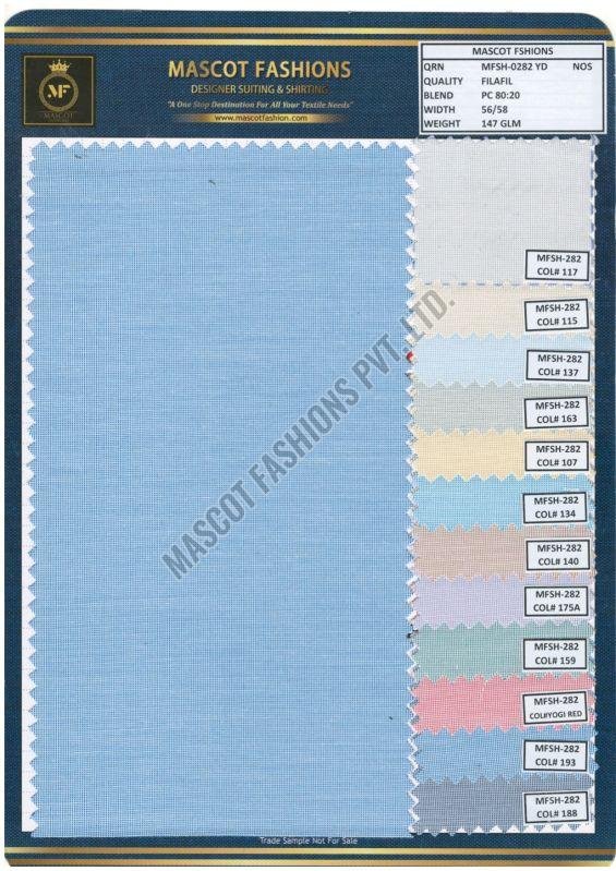 Filafil Shirting Fabric