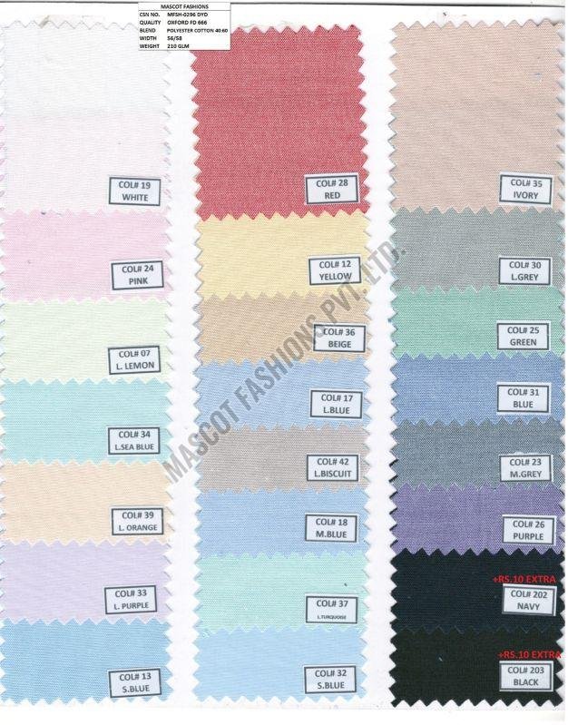 Oxford Shirting Fabric