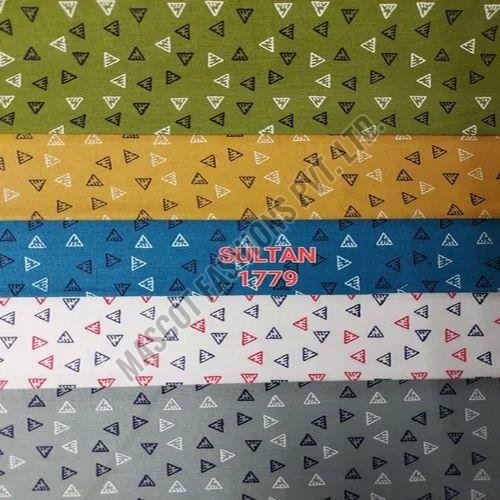 Pure Cotton Printed Shirting Fabric