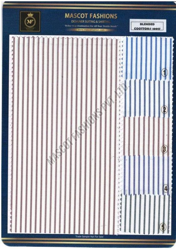 Striped Uniform Shirting Fabric