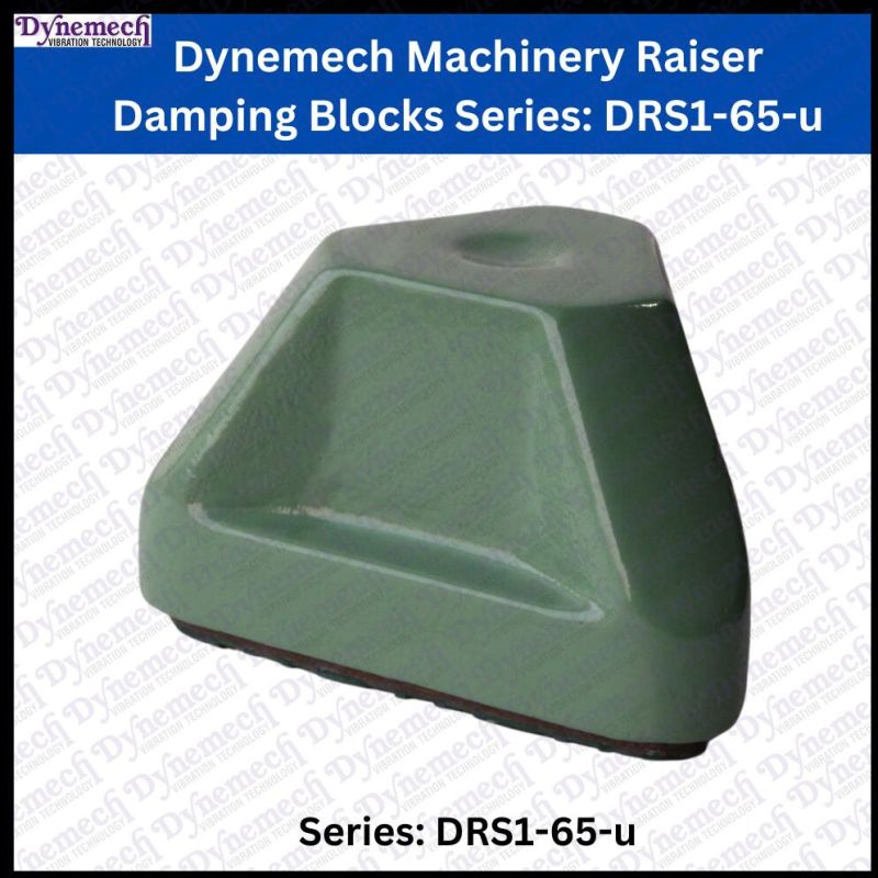 Dynemech Machinery Raiser Damping Block Mount Series - DRS1 65 U