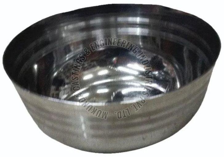Round Manganese Stainless Steel Bowl