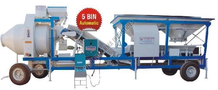 VK 515-5 BIN Automatic Mobile Concrete Batching Plant
