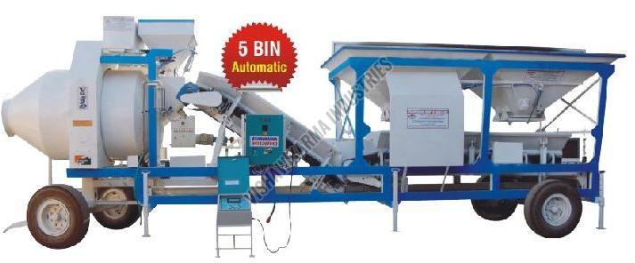 VK 520-5 BIN Automatic Mobile Concrete Batching Plant