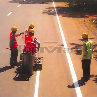 White Thermoplastic Road Marking Paint