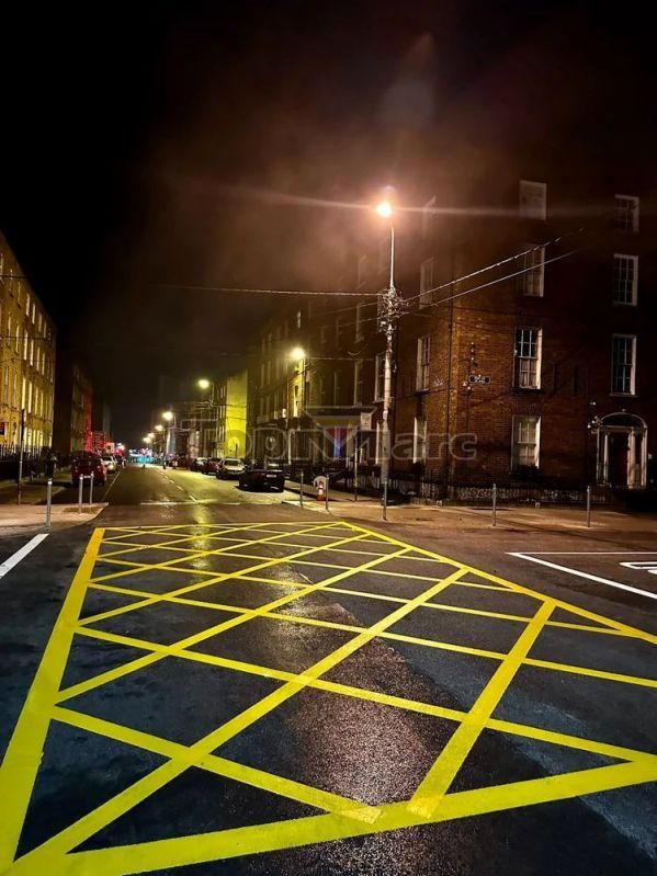 Yellow Thermoplastic Road Marking Paint