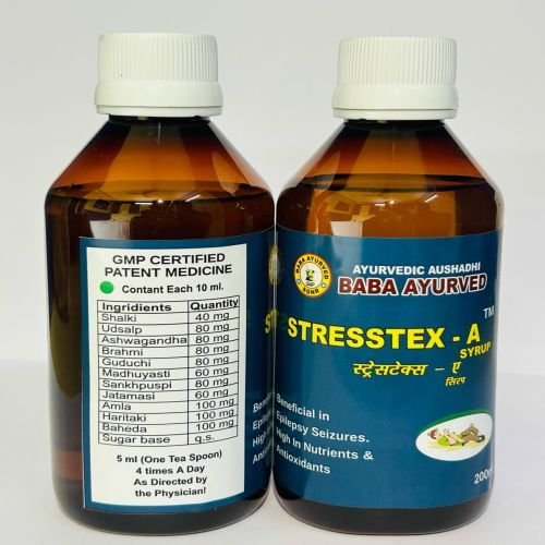 200 ml stresstex ayurvedic stress relief syrup