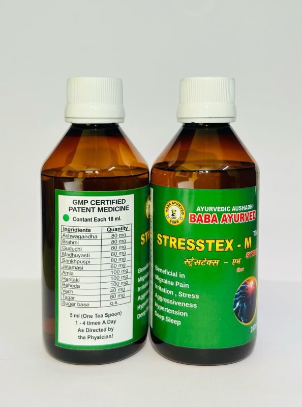 200 Ml Stresstex-M Migraine Pain Relief Syrup