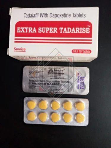 Extra Super Tadarise Tadalafil & Dapoxetine Tablets