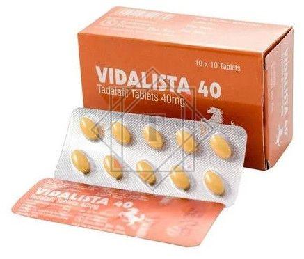 Vidalista 40 Tadalafil Tablets