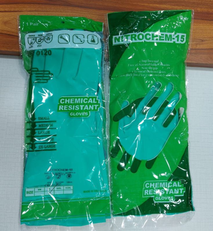 Nitrochem 15 Green Nitrile Gloves