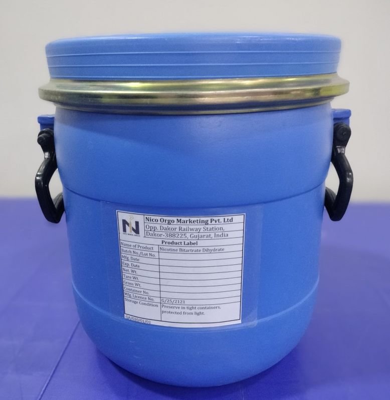 5 Ltr. Nicotine Bitartrate Dihydrate