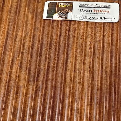 23 Mm Brown WPC Louver Panel