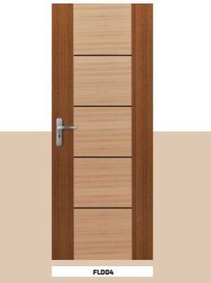 Fero Brown and Cream Laminated Door