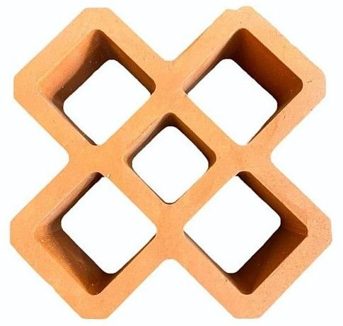 Terracotta Diamond Breeze Block