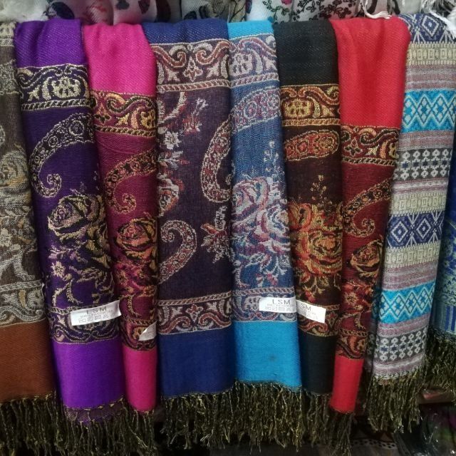 Jacquard Woven Pashmina Shawl