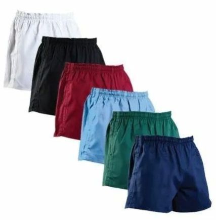 Mens Casual Cotton Shorts with Elastic Waistband Set OF 6 Pcs