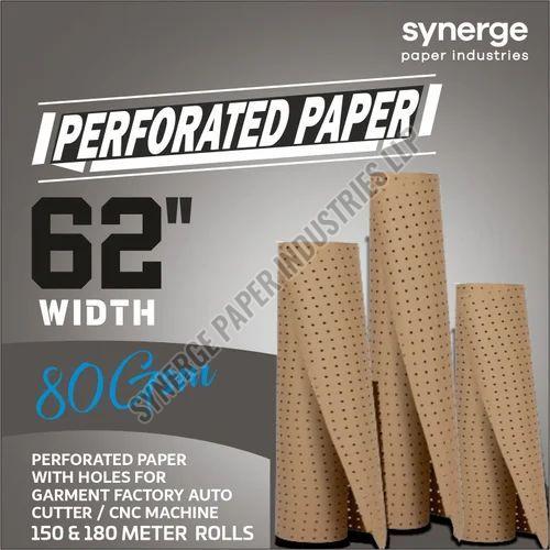 62 Inch CNC Cutter Garment Perforated Paper Roll