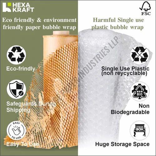 Food And Beverage Hexakraft Honeycomb Paper Roll