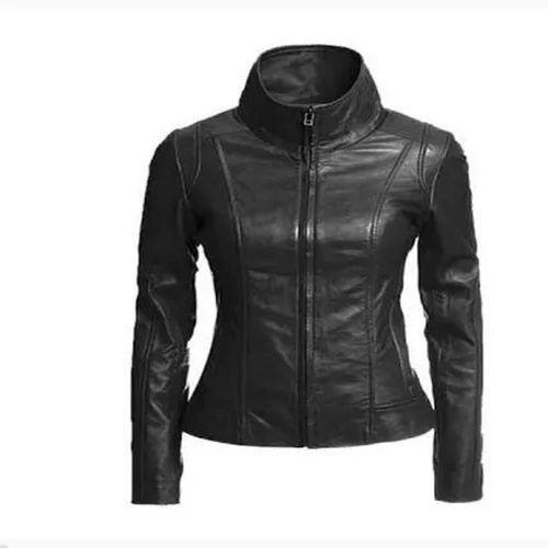 Ladies Slim Fit Leather Jacket