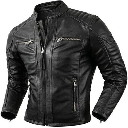 Mens Cowhide Leather Jacket