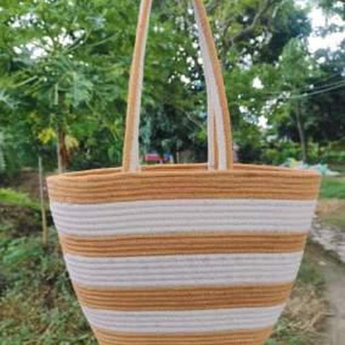 Bohemian Hand Braided Jute Beach Bag