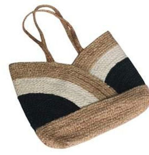 Bohemian Hand-Braided Jute Tote Bag