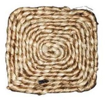Braided Jute Square Coaster