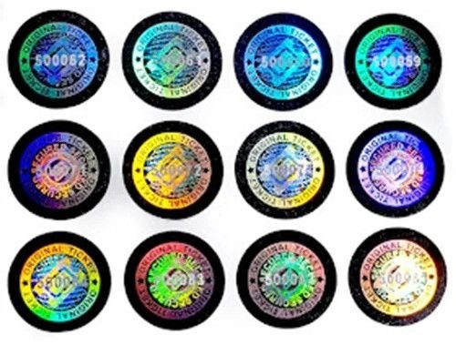 Multicolor Printed Hologram Stickers