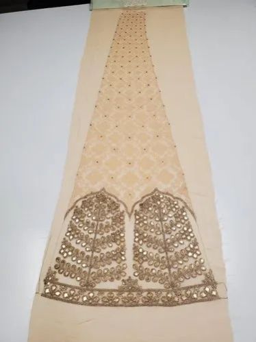 Dn-2 Heavy Embroidery Georgette Kali Fabric