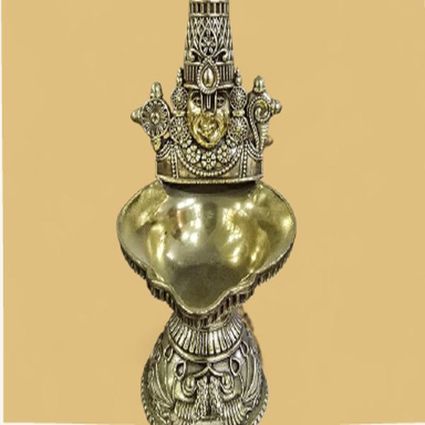 Brass Tirupati Balaji Handcrafted Diya
