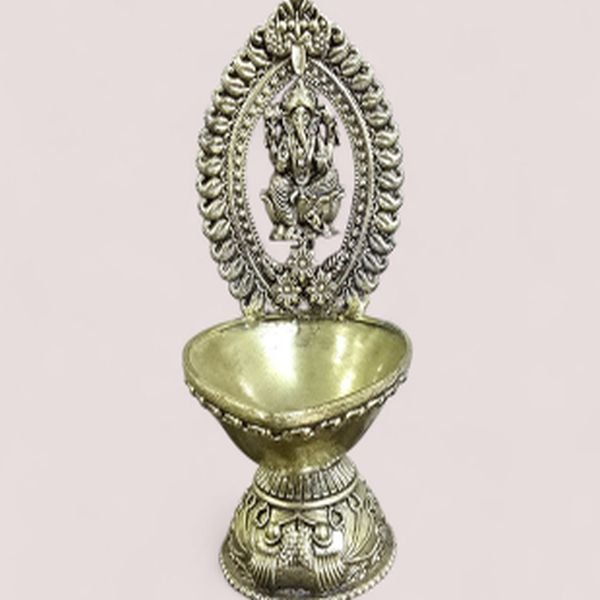 Handcrafted Brass Laxmi Ganesh Diya