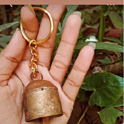 Handmade Copper Bell Key Chain