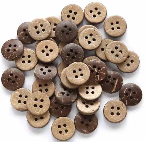 Clothing Coconut Button
