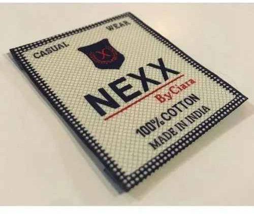 Textured Garment Woven Label