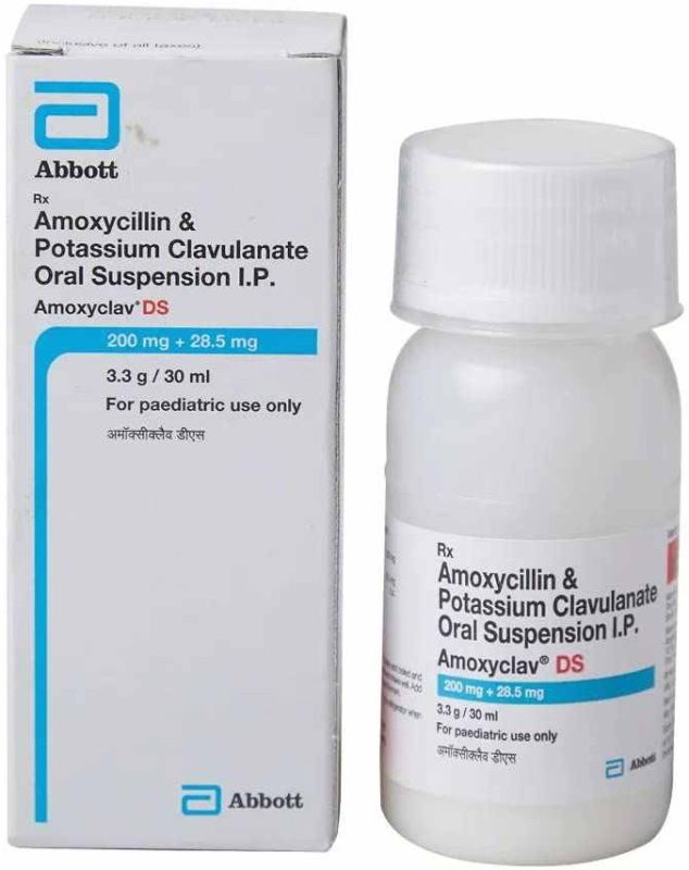 Amoxyclav DS Amoxicillin Potassium Clavulanate Syrup
