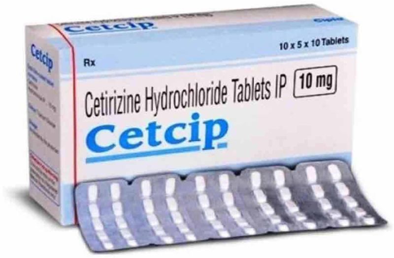 Cetcip 10mg Cetirizine Tablet