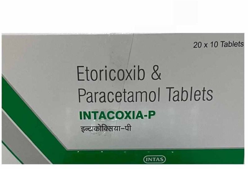 Intacoxia P Etoricoxib Paracetamol Tablet