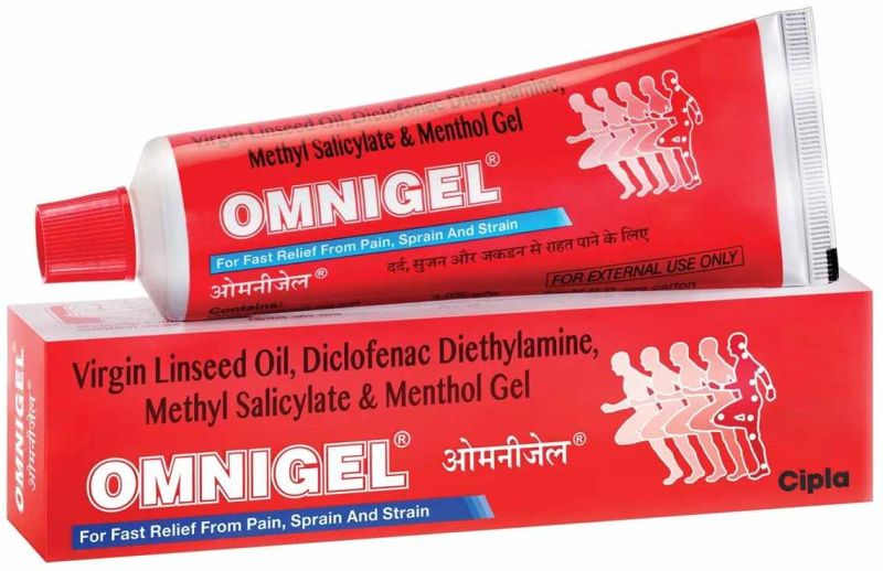 Omnigel Diclofenac Diethylamine Methyl Salicylate Menthol Gel