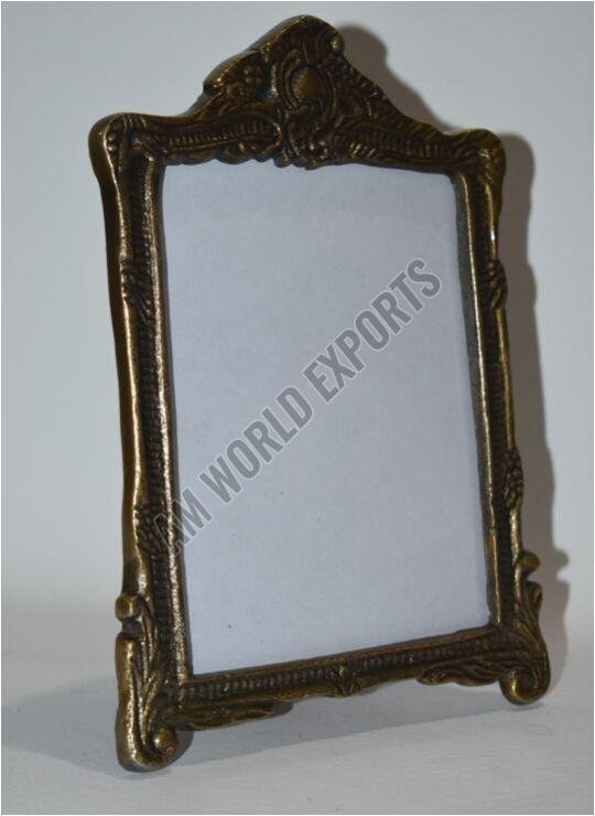 Antique Bronze Ornate Rectangular Photo Frame