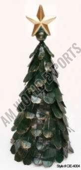 Green Stacked Leaf Christmas Tree