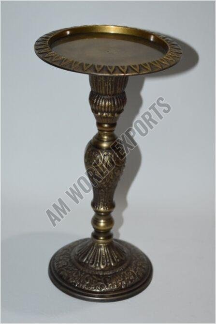 Ornate Pedestal Candle Plate