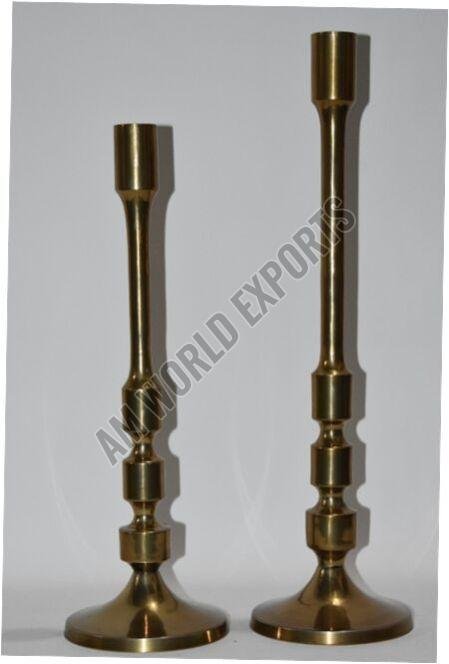 Sleek Cylindrical Taper Candle Holder Set