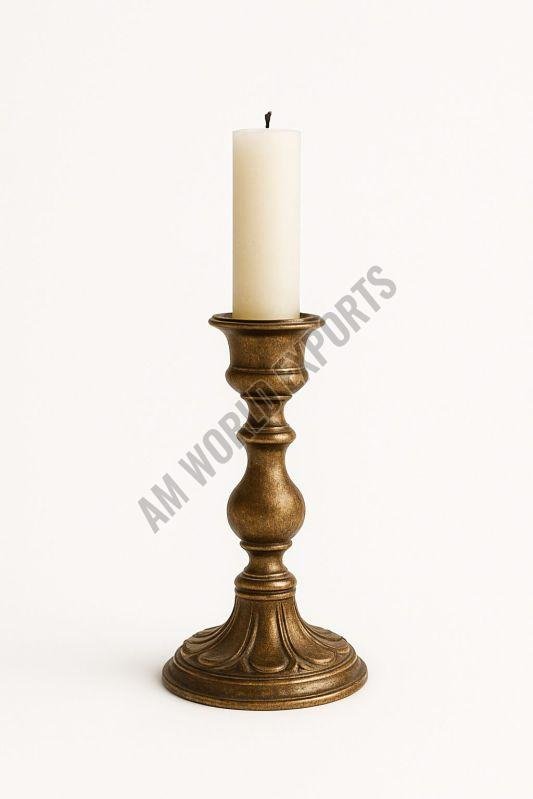 Vintage Style Aluminum Candlestick Holder