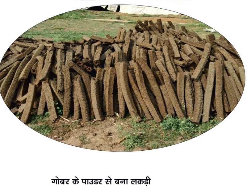 Cow Dung Wood Log
