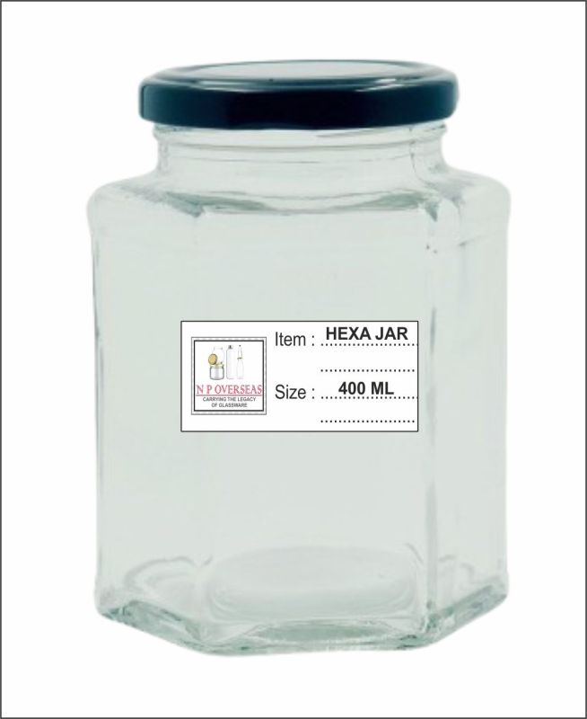 400 Ml Hexagonal Jar