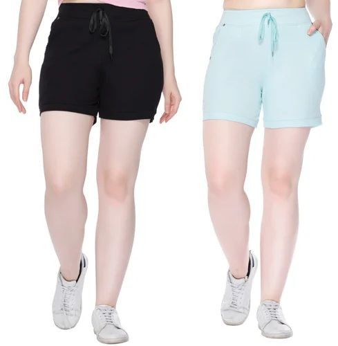 Ladies Plain Sports Shorts