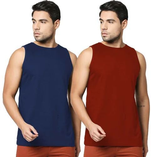 Mens Plain Cotton Vest