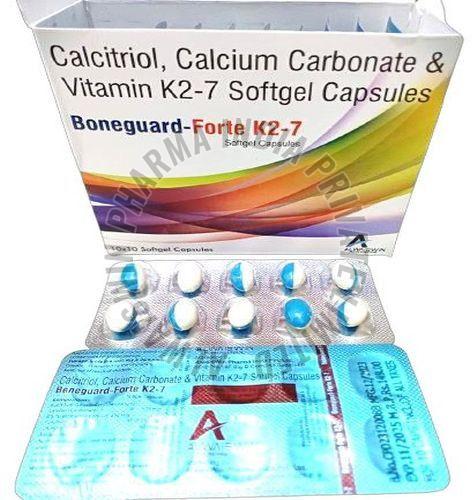 Calcium, Calcitriol and Vitamin K2-7 Softgel Capsules